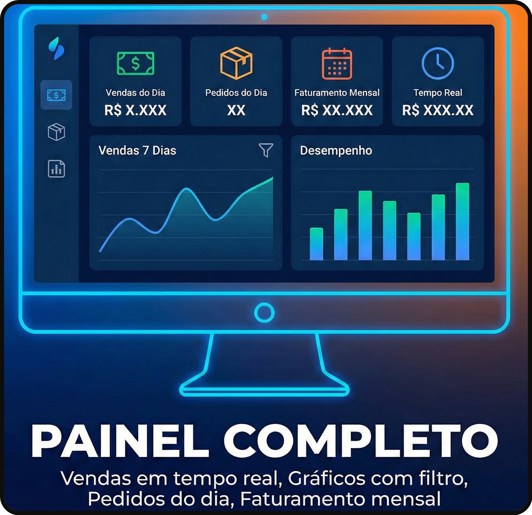 Painel Completo - Dashboard de vendas